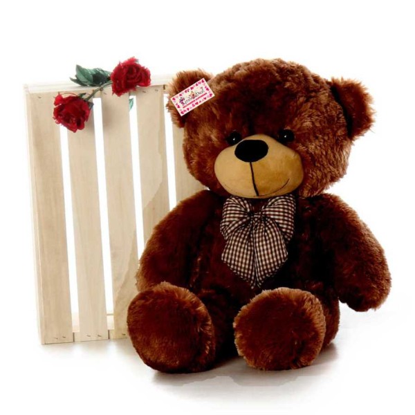 2.5 Feet Brown Big Teddy Bear with a Bow